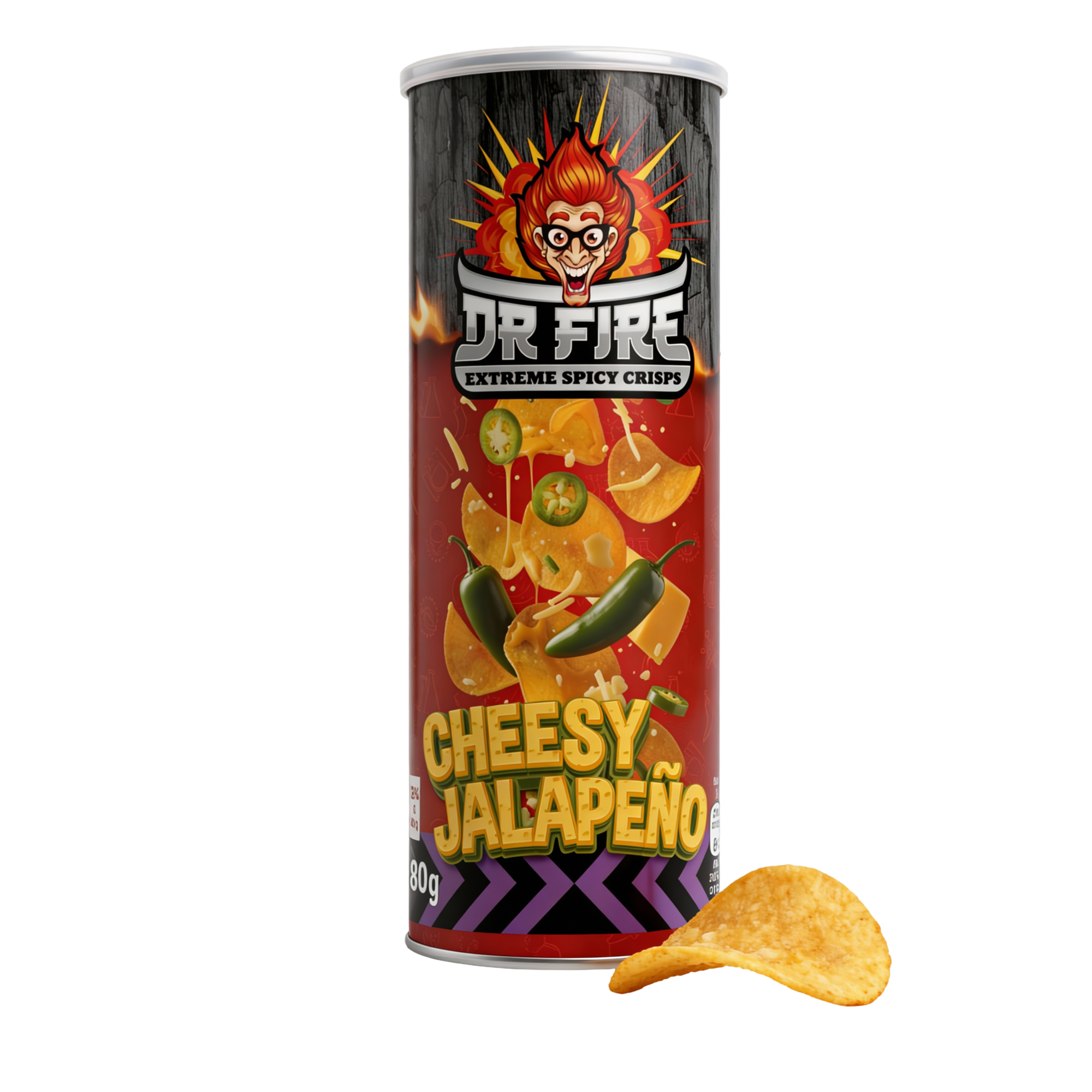Dr. Fire Crisps Ostet jalapeño 80 gr.