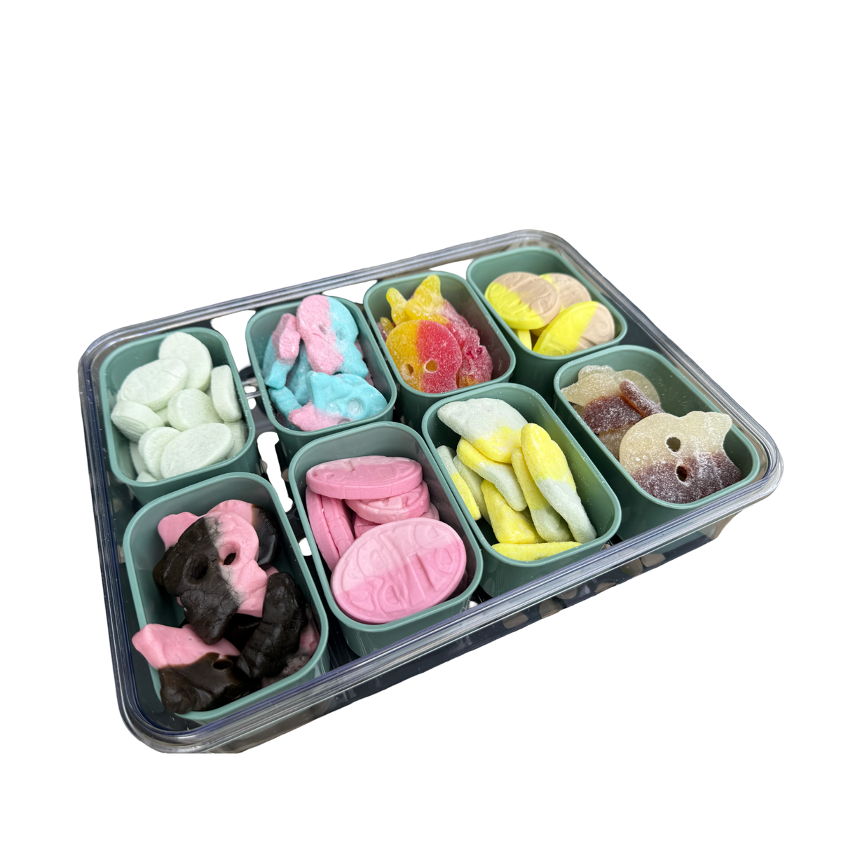 Snackboks med Bubs Slik 1 kg