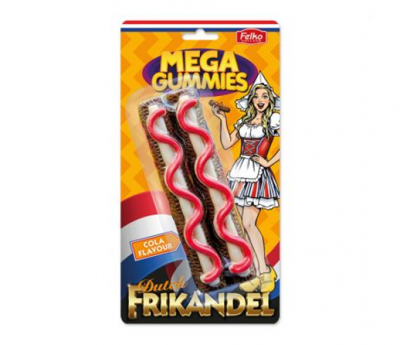 Mega Gummies hollandsk frikandel 120 gram