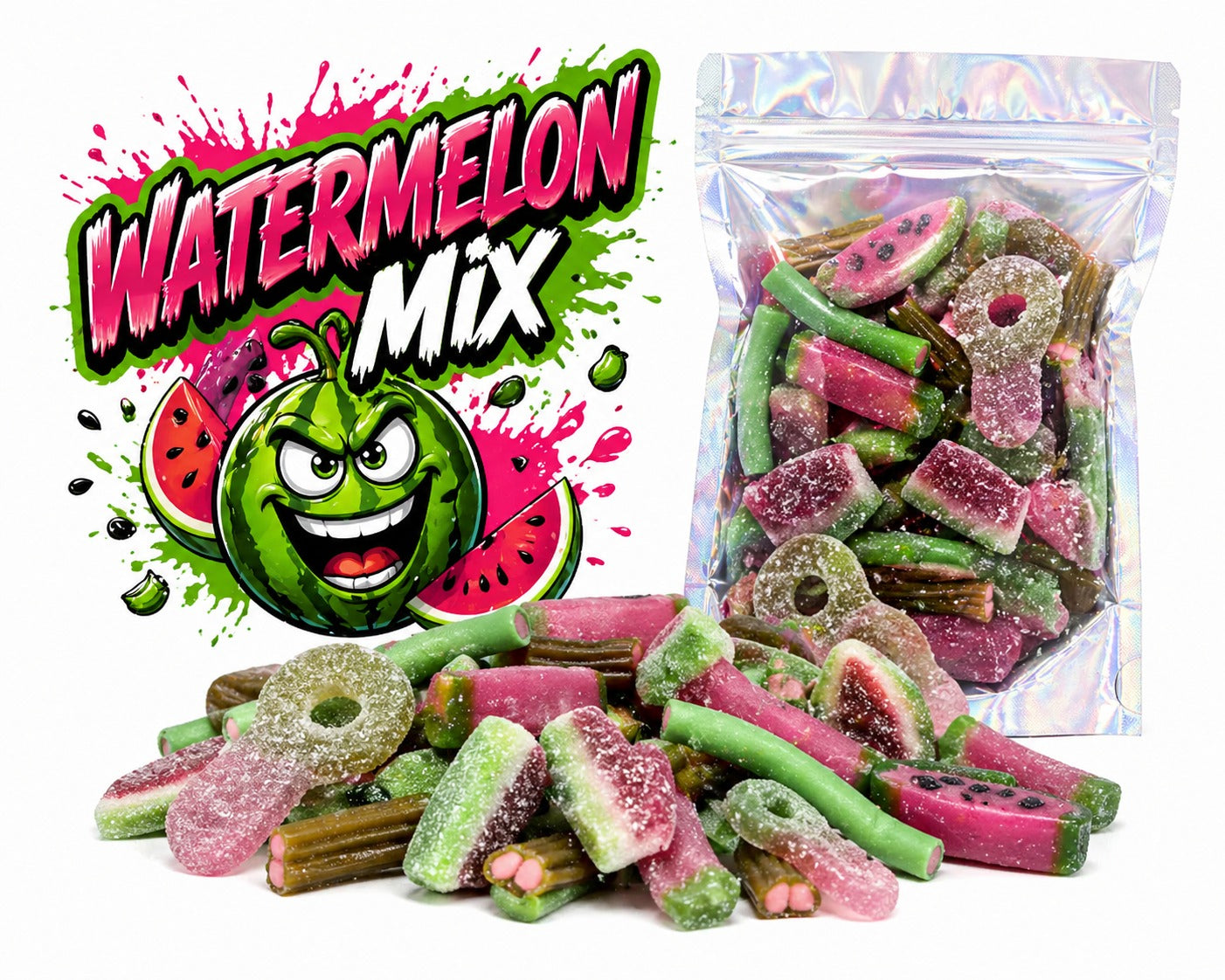 Sød & Sur Vandmelon Mix