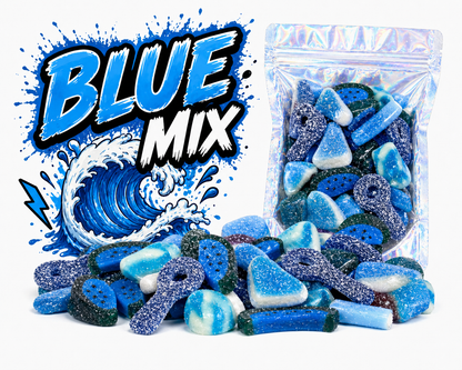 Sød &amp; Sur Blå Mix