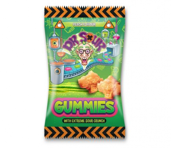 Dr. Sour Gummies fersken 200gr