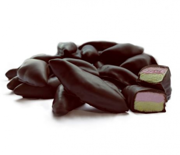 Chokolade-marshmallows mørk 150 gram