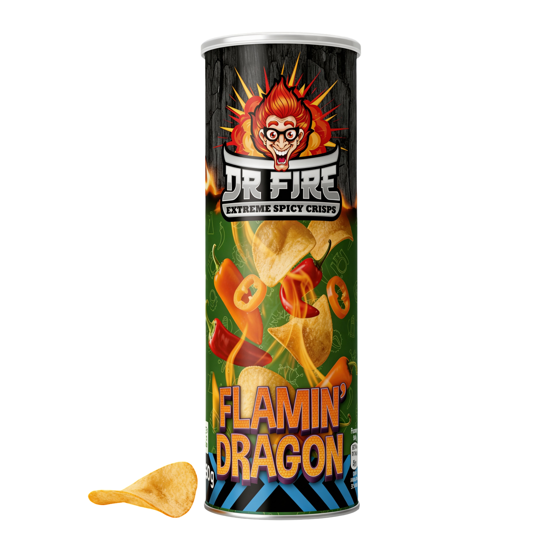 Dr. Fire Crisps Flammende Drage 80 gr