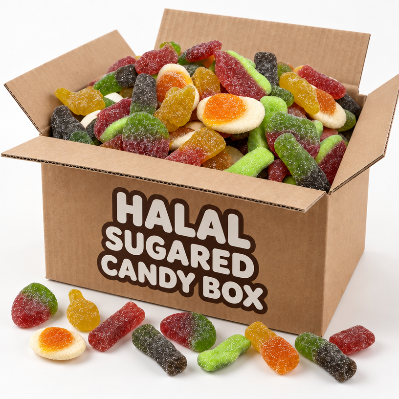 Halal slikboks sukkerdækket