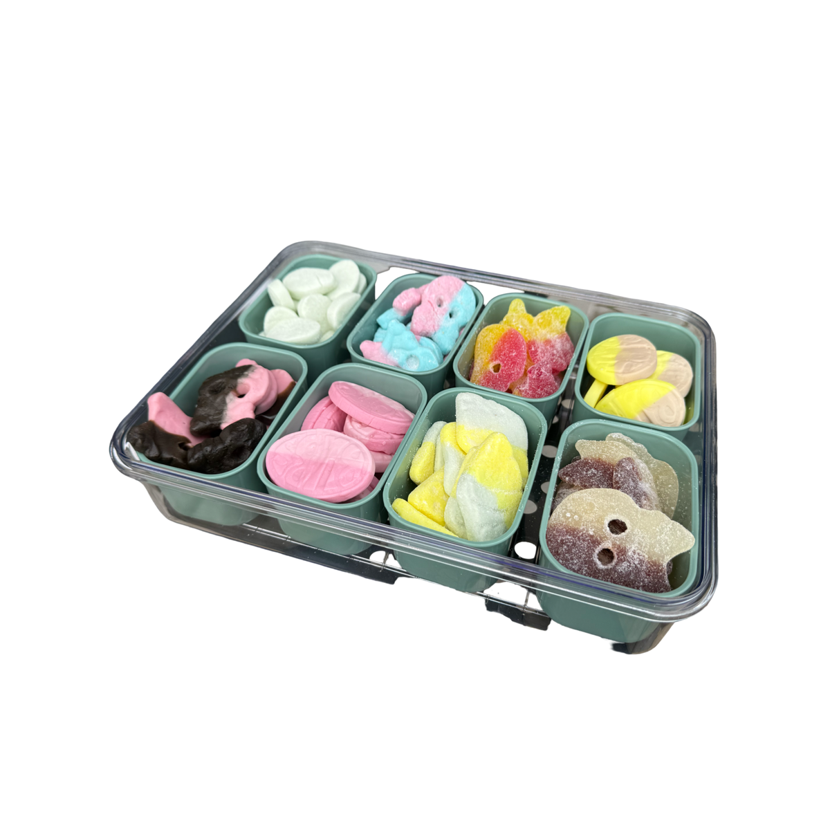 Snackboks med Bubs Slik 1 kg