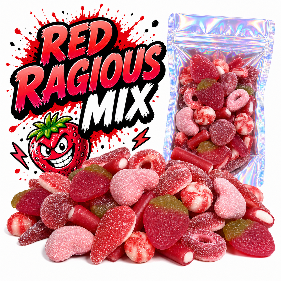 Sød Rød Ragious Mix