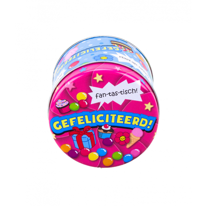 Fyldte slikdåser - Tillykke og 250 g